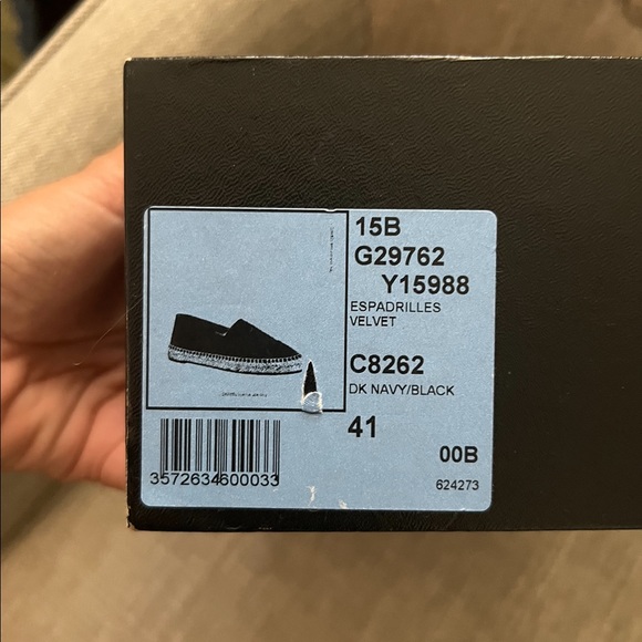 Navy/black Chanel espadrilles - Picture 2 of 4